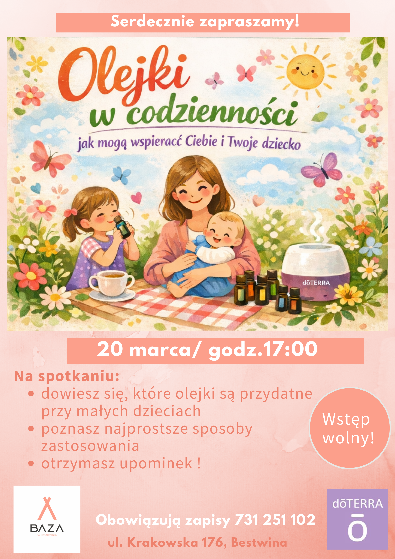 Bezpłatne spotkanie „Olejki w codzienności”