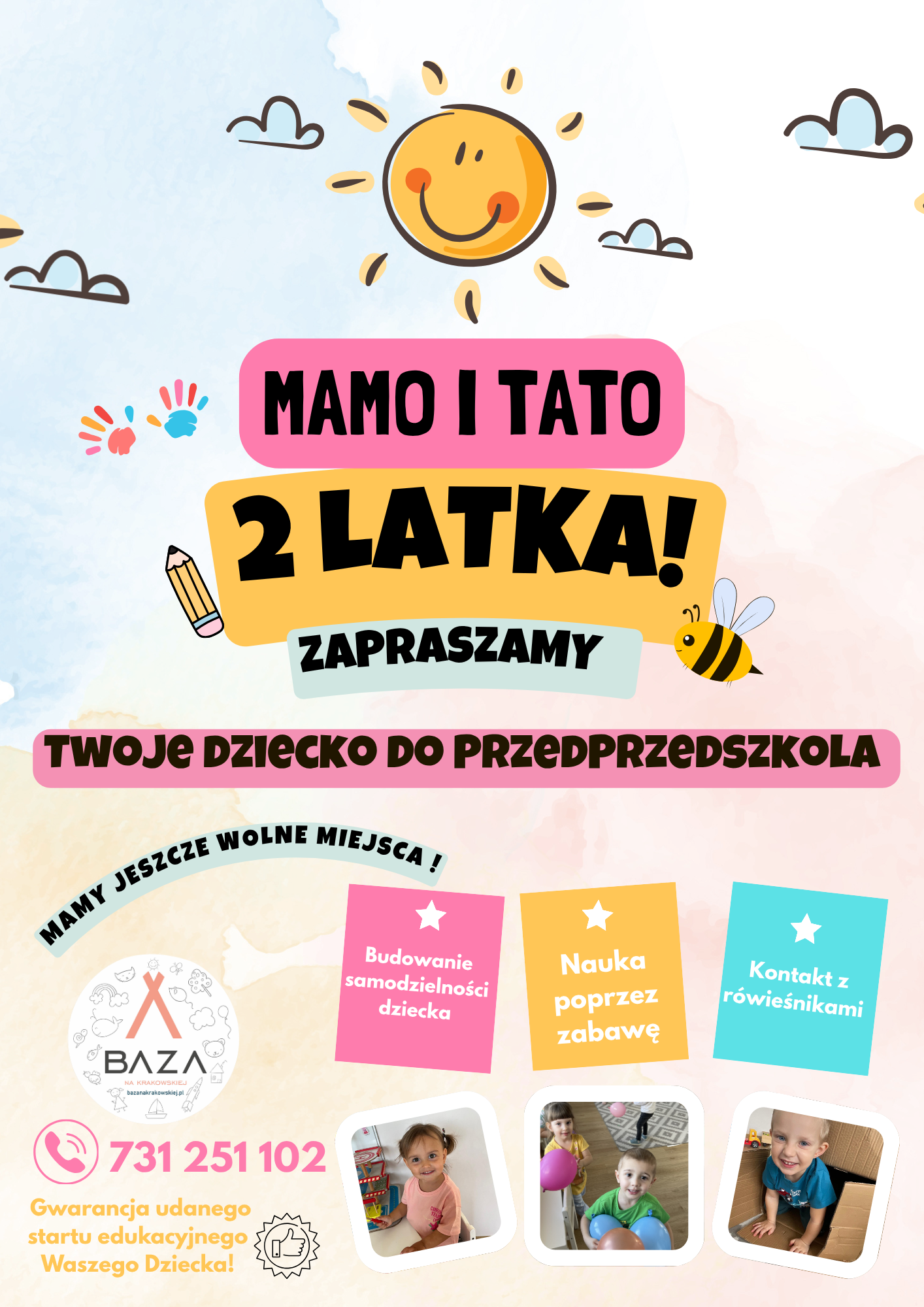 PrzedPrzedszkole 2026-2027- ostatnie wolne miejsca!